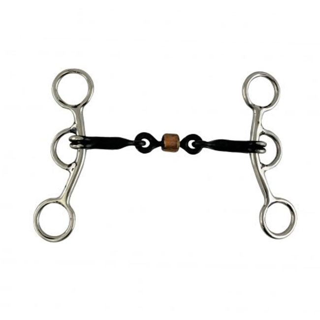 Junior Cowhorse Bit with Dogbone & Copper Roller