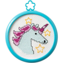 Mini Cross Stitch Kit - Unicorn