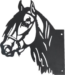 Horse Post Decor