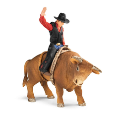 Schleich Cowboy with Bull