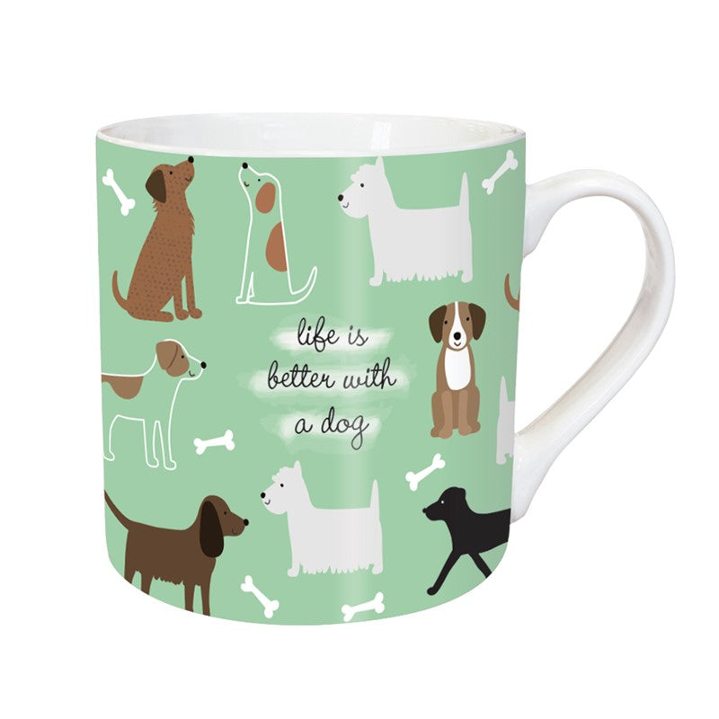 Tarka Mug - Playful Dogs