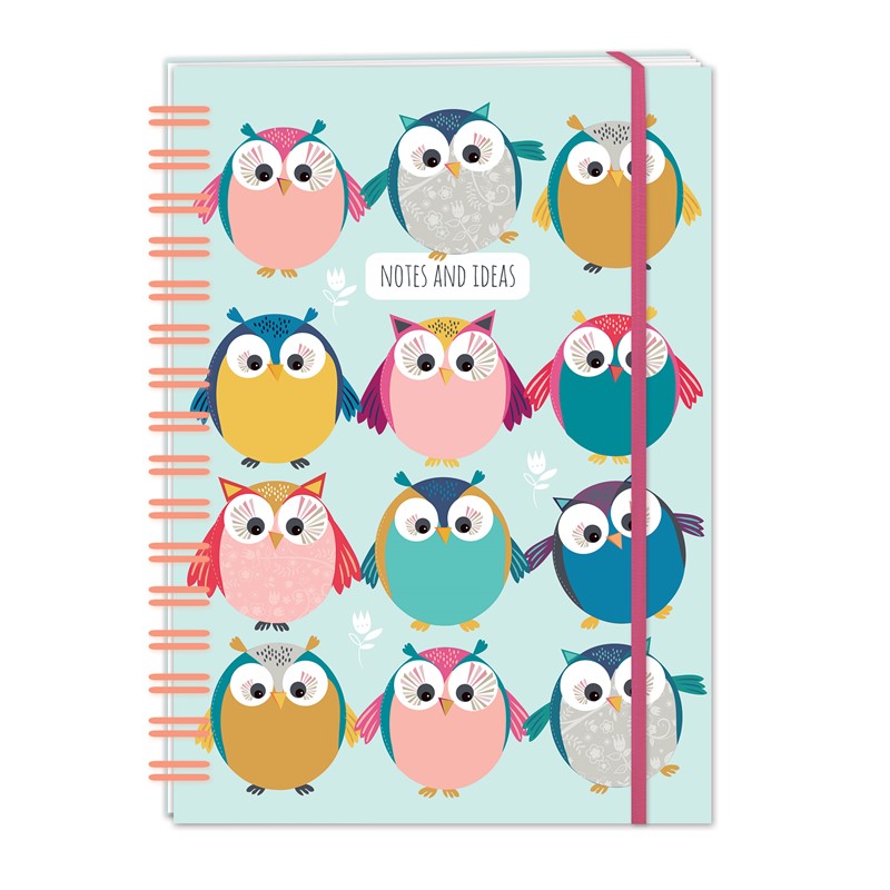 Owls Hardcover Notebook