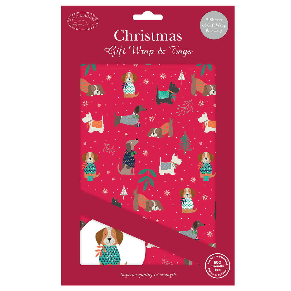 Gift Wrap & Tags - Dogs & Jumpers