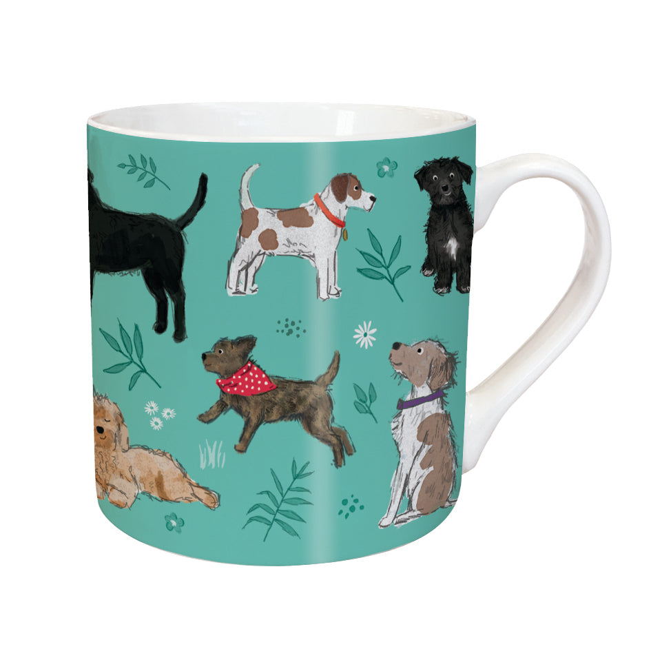 Tarka Mug - Dogs & Flowers