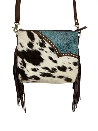 Klassy Cowgirl Hair-On Cowhide Crossbody Bag