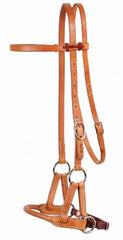 Professional's Choice Round Leather Nose Sidepull