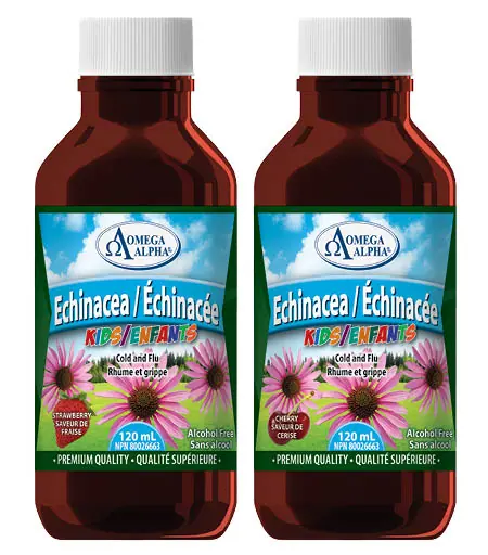 Omega Alpha Kid's Echinacea Cold & Flu - 120mL