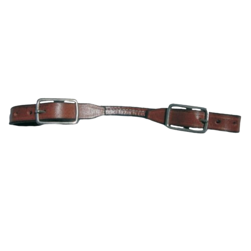 Rolled Leather Curb Strap