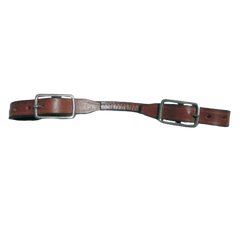 Rolled Leather Curb Strap