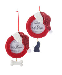 Santa Hat Pet Frame Ornament