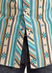 Men's Aztec Striped Shirt