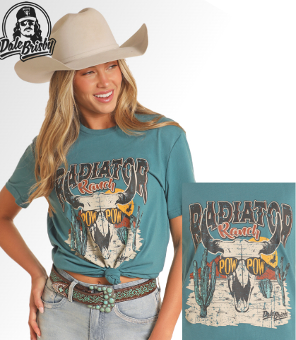 Dale Brisby Graphic Tee - Teal