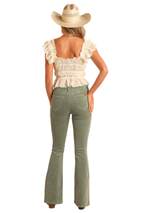 Ladies Ruched Crop Top