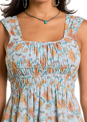 Mini Dress with Gathers