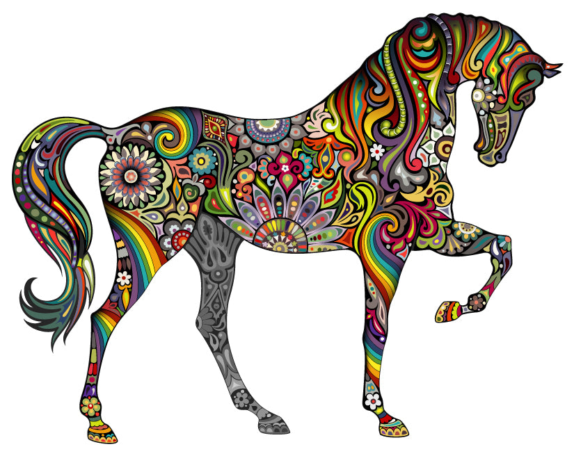 Vinyl Decal - Paisley Horse