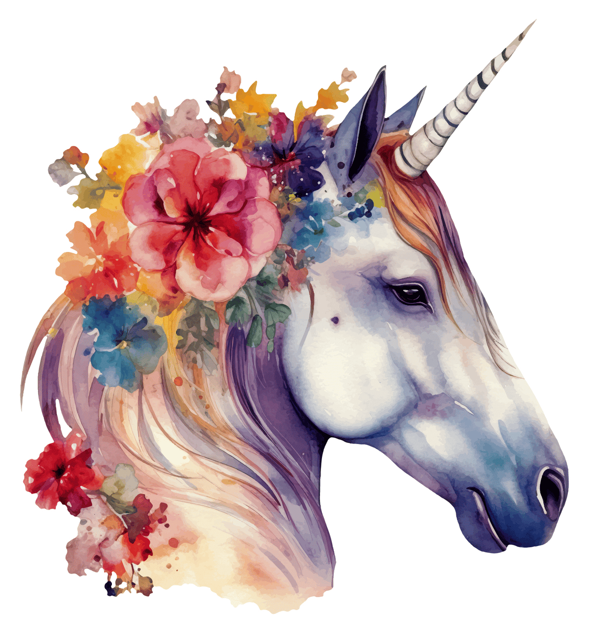 Vinyl Decal - Unicorn Head