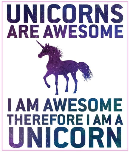 Vinyl Decal - I Am A Unicorn