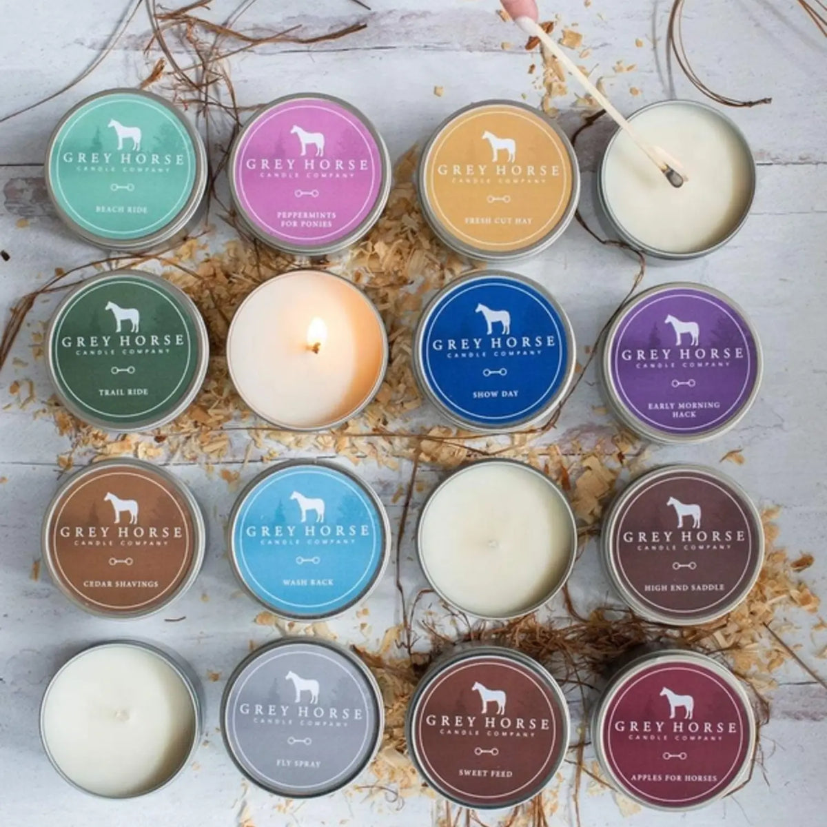 Natural Soy Candle Tin - Fly Spray