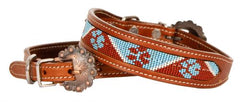 Showman Couture Paw Print Beaded Collar