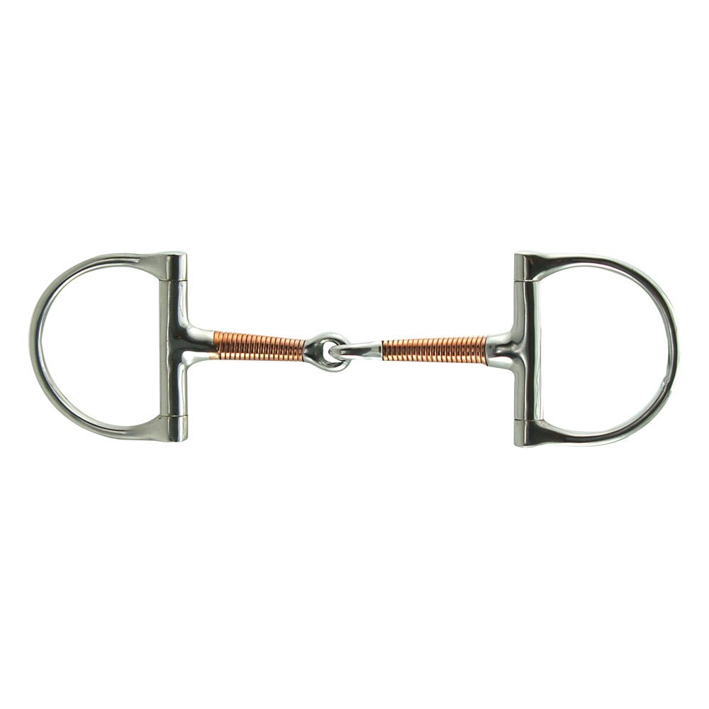 Copper Wire Wrapped Dee Ring Snaffle