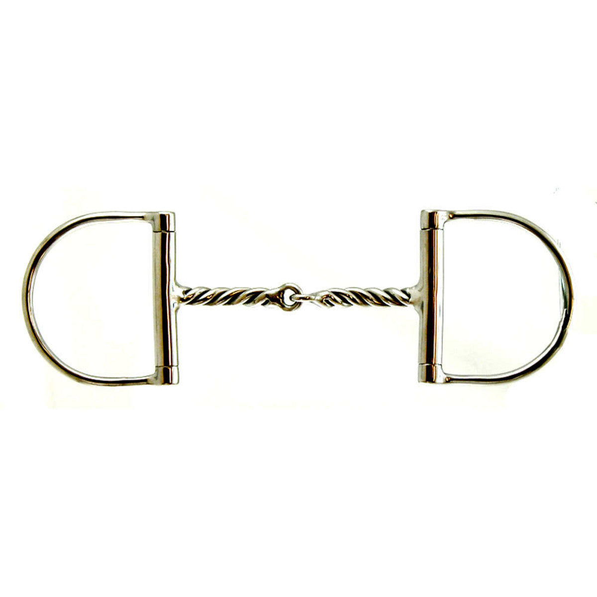 Large Dee Twisted Contoured Wire Snaffle