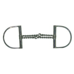 Large Dee Double Twisted Wire Snaffle