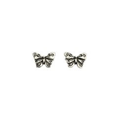 Pewter Butterfly Earrings