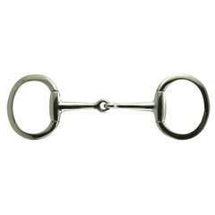 Eggbutt Flat Ring Snaffle - 11 mm