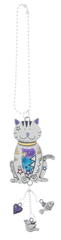 Colourful Cat Car Charm