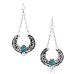 Montana Silversmiths Blue Moon Turquoise Earrings