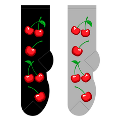 Foozys Ladies Socks - Cherries