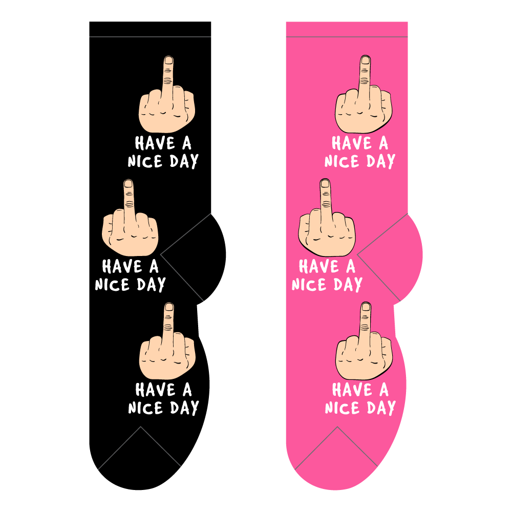 Foozys Ladies Socks - Havy a Nice Day