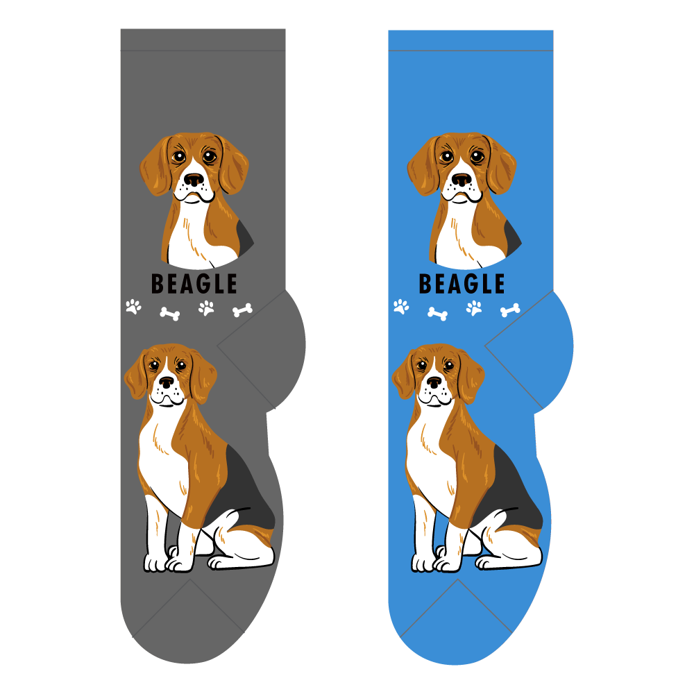 Foozys Ladies Socks - Beagle