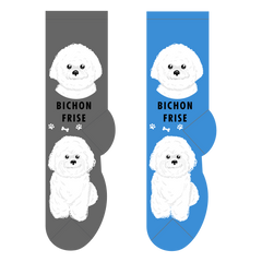 Foozys Ladies Socks - Bichon Frise