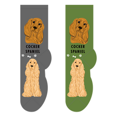 Foozys Ladies Socks - Cocker Spaniel