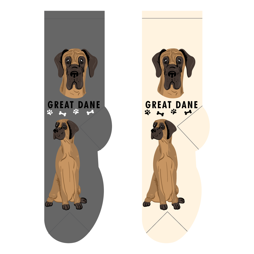 Foozys Ladies Socks - Great Dane