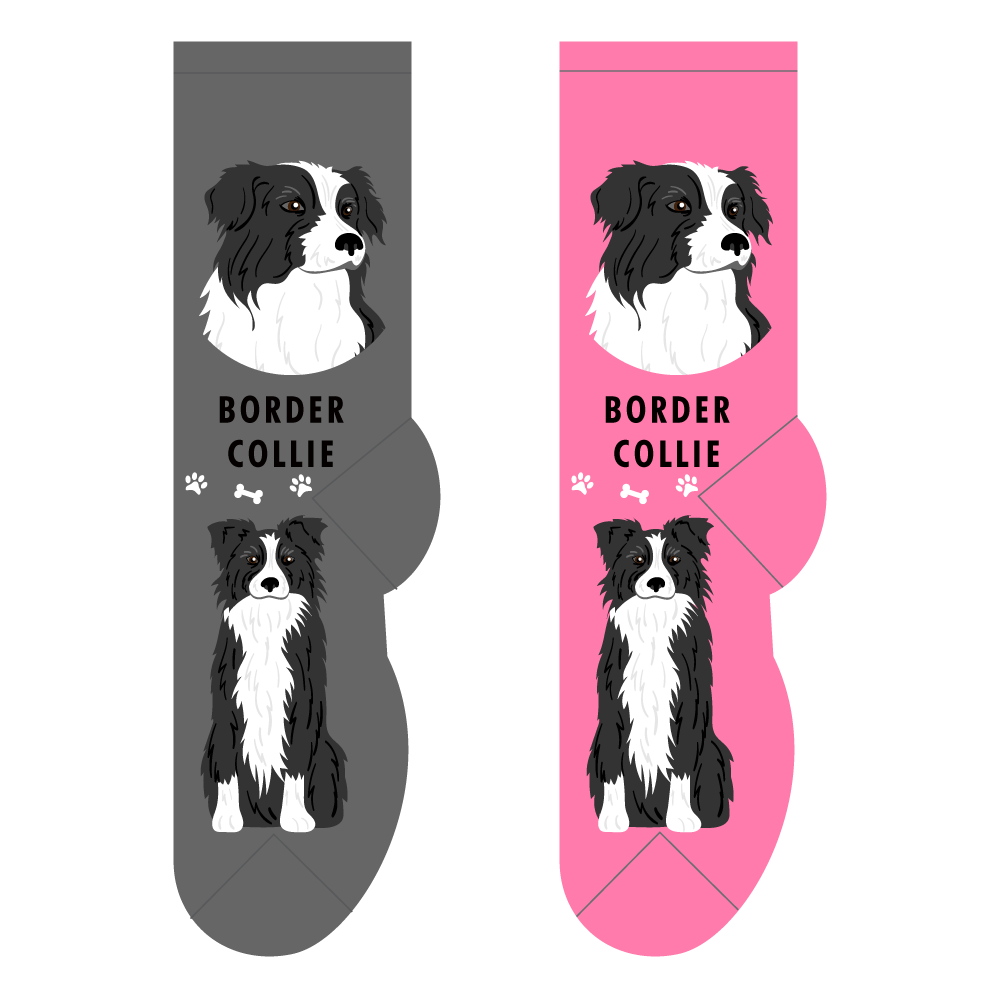 Foozys Ladies Socks - Border Collie