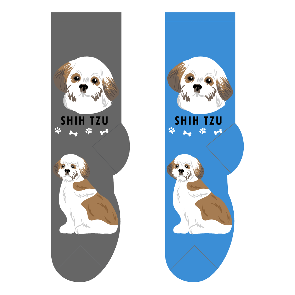 Foozys Ladies Socks - Shih Tzu