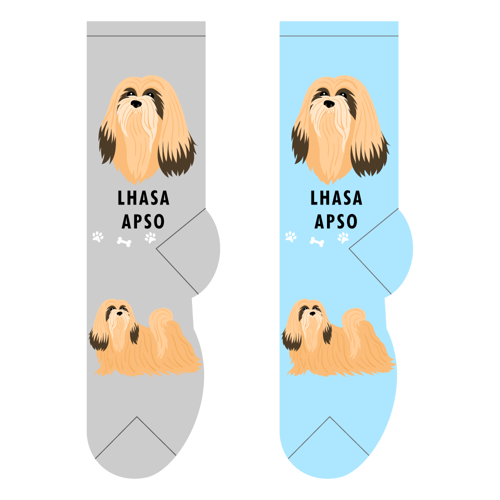 Foozys Ladies Socks - Lhasa Apso