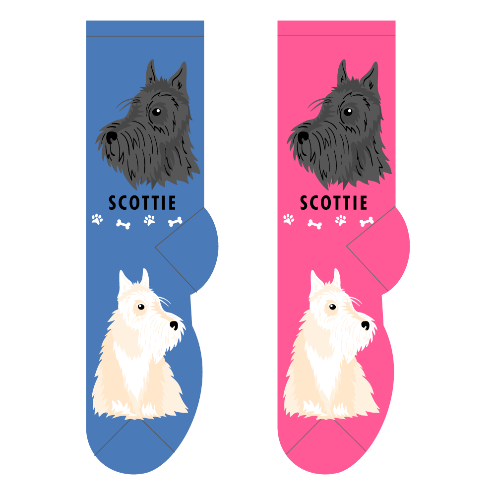 Foozys Ladies Socks - Scottie