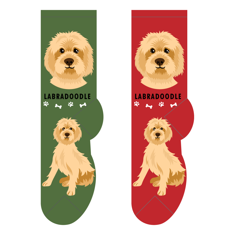 Foozys Ladies Socks - Labradoodle