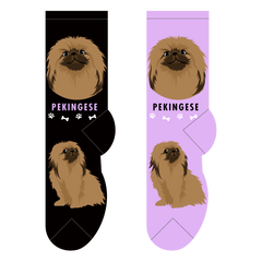 Foozys Ladies Socks - Pekingese