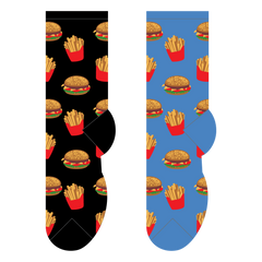 Foozys Mens' Socks - Burgers & Fries