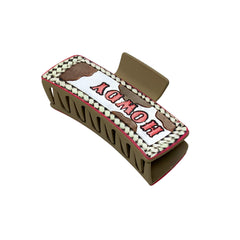 Howdy Claw Hair Clip