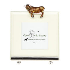 Cow Photo Frame 3"x3"