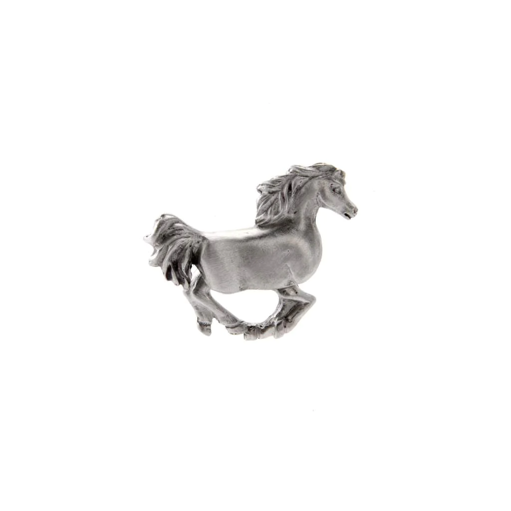 Pewter Swinging Horse Pin