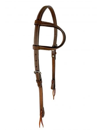 Showman Argentina Cow Leather Single Ear Headstall