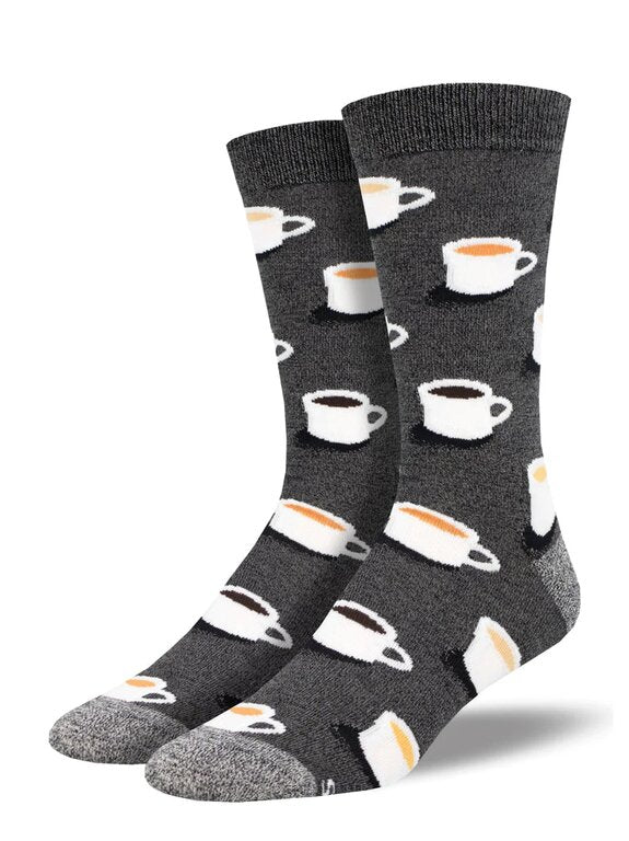 Socksmith Men's Crew Socks - Cup of Joe