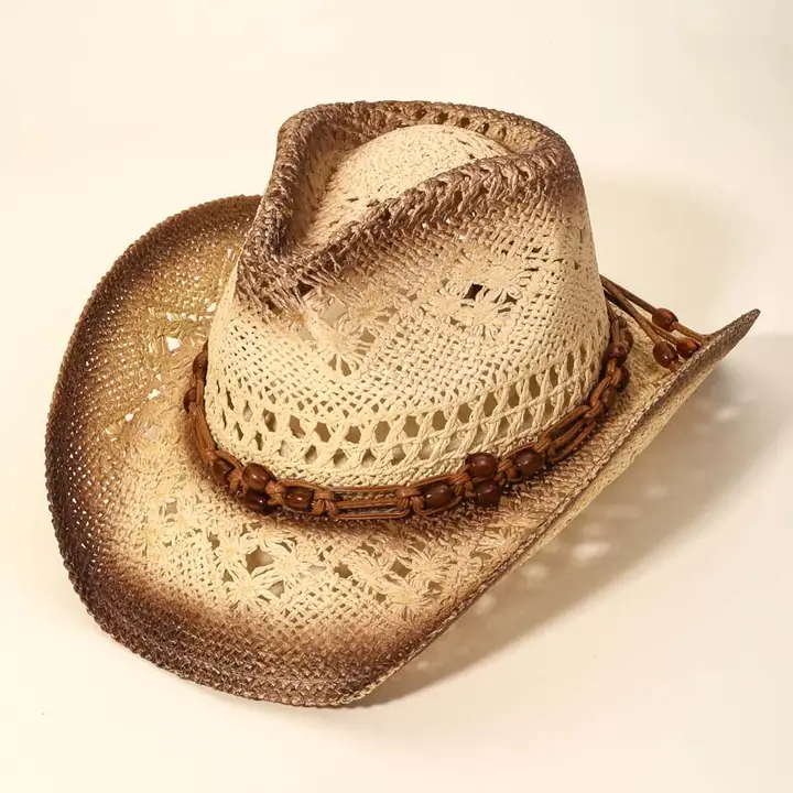 Braided Straw Cowboy Hat