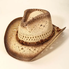 Braided Straw Cowboy Hat